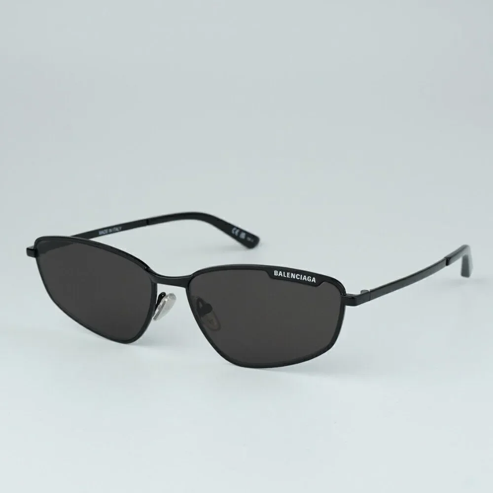 NEW Balenciaga BB0277S 001 Grey Geometric Unisex Sunglasses BB 0277S